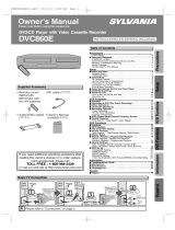 Sylvania DVC860E User manual