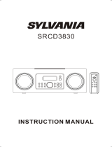 Sylvania SRCD3830 User manual