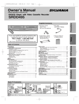 Sylvania SRDD495 User manual