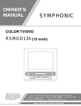 Symphonic MGD134 User manual