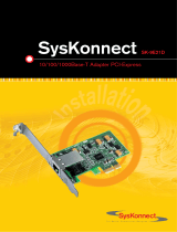 SysKonnect SK-9E21D User manual