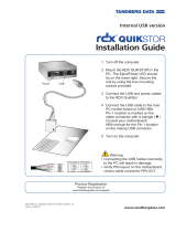 Tandberg Data Internal USB version User manual