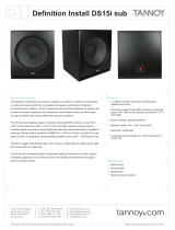 Tannoy DS15i User manual