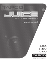 Tapco Juice J-1400 User manual