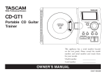 Tascam CD-GT1 User manual