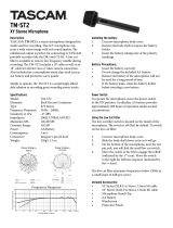 Tascam TM-ST2 User manual