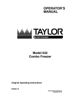 Taylor 632 User manual