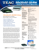 TEAC CD-WE552G User manual