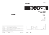 TEAC MC-DX220i User manual