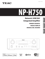 TEAC NP-H750 User manual