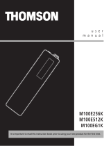 Thomson M100E256K User manual