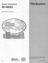 Technics SC-HD55 User manual