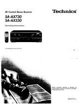 Technics SA-AX530 User manual