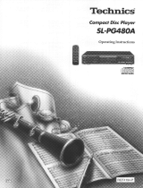 Technics SL-PG480A User manual