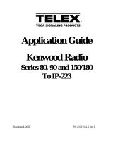 Telex 80 User manual