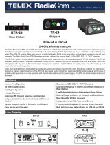 Telex TR-24 User manual