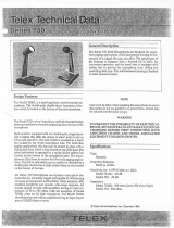 Telex Series 750 User manual