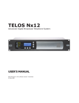 Telos NX12 User manual