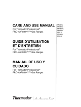 Thermador PRG30 User manual