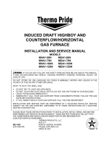 Thermo Pride MHA1-100N User manual