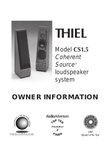 Thiel Audio Products CS.5 User manual