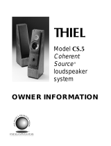 Thiel Audio Products CS.5 User manual