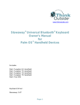 Think Outside Universal Bluetooth Keyboard User manual