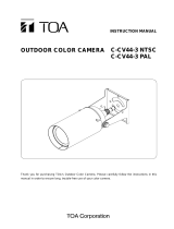 TOA Electronics C-CV44-3 NTSC User manual