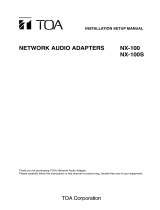 TOA Electronics NX-100 User manual