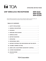 TOA Electronics WM-4310A User manual