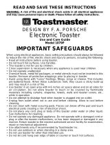 Toastmaster 1079P User manual