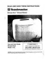 Toastmaster 1142 User manual