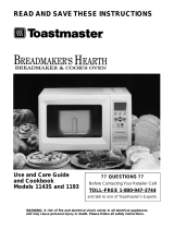 Toastmaster 1143S User manual