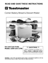 Toastmaster 1170X User manual