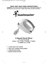 Toastmaster 1776BMEX, 1776IB User manual