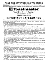 Toastmaster 357 User manual