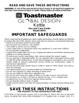 Toastmaster 597U User manual