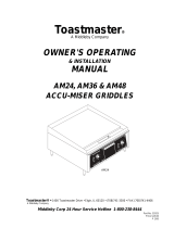 Toastmaster AM24, AM36, AM48 User manual