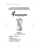 Toastmaster TB8 User manual