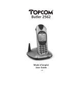 Topcom 2562 User manual