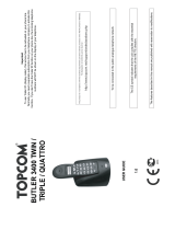 Topcom 3400 User manual