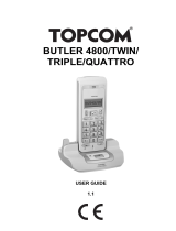 Topcom butler 4800 User manual