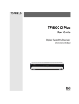 Topfield TF 5000 CI User manual