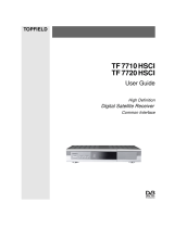 Topfield TF 7710 HSCI User manual
