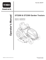 Toro 14AK81RK544 User manual