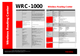 Toshiba WRC1000 User manual