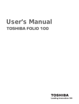 Toshiba 100 User manual