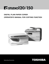 Toshiba 120/150 User manual