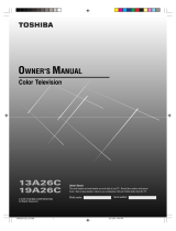 Toshiba 19A26C User manual