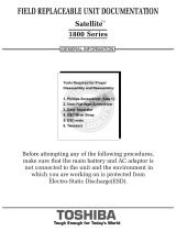 Toshiba 1800 User manual